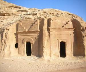 Puzzle Ο αρχαιολογικός χώρος της Αλ-Hijr, Madain Salih, Σαουδική Αραβία